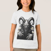 ベルフェゴール 地獄の火の最高の発明者 トライブレンドTシャツ (正面)
