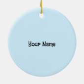 ベルフラワーブラックホースオーナメント セラミックオーナメント (裏面)