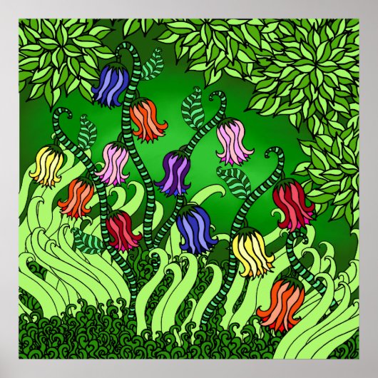 ベルフラワーポスター ポスター (正面)