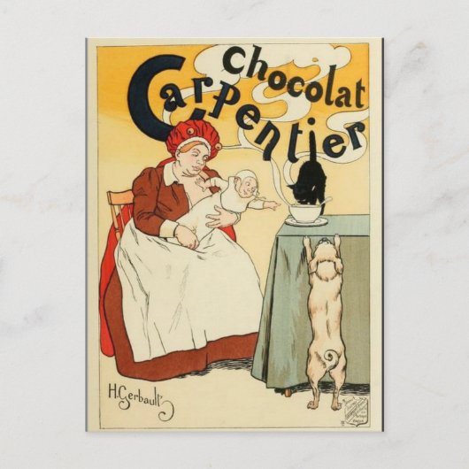 ベルフランスのエポックヴィンテージのポスター ポストカード (正面)