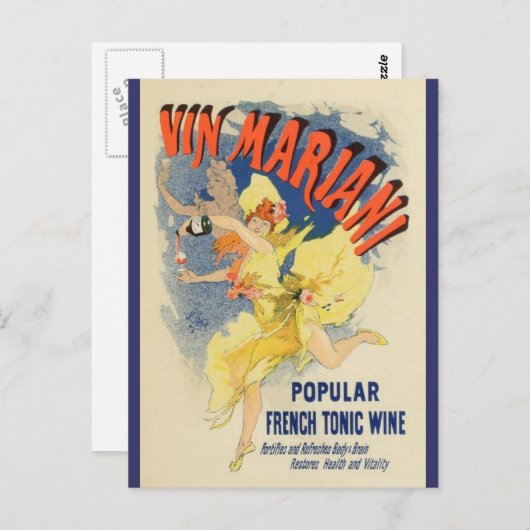 ベルフランスのエポックヴィンテージのポスター ポストカード (正面/裏面)