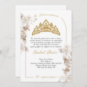 ベルフレームキンセアニラへの招スペインの待 招待状 (正面/裏面)