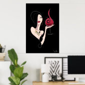 ベルベットのポスター大 ポスター (ホームオフィス)