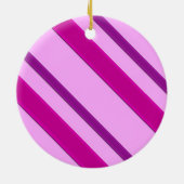 ベルベットのリボン,梅とピンク セラミックオーナメント (裏面)