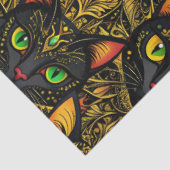 ベルベットのヴェールの猫たち 薄葉紙 (詳細)
