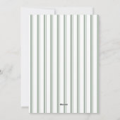 ベルベットの弓とアーチの写真 新しい赤ちゃんのクリスマス シーズンカード (裏面)