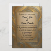 ベルベットアロイ フォト ウェディング 招待状 (正面)