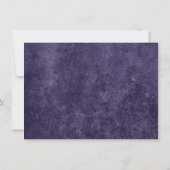 ベルベットグラード |アメジスト紫の水彩パーティー 招待状 (裏面)