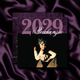 ベルベットグラード |アメジスト紫ムーディグランジー写真 招待状