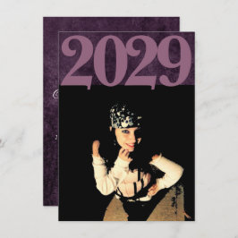 ベルベットグラード |アメジスト紫ムーディグランジー写真 招待状