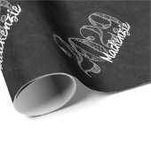 ベルベットグラード |オニキス黒い宝石トーングランジ年 ラッピングペーパー (ロールコーナー)