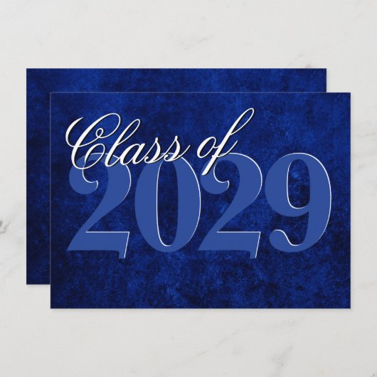 ベルベットグラード |サファイアブルーのダークジュエルトーグランジン 招待状 (正面/裏面)