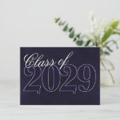 ベルベットグラード | ミッドナイトインディゴパープルジュエルトーン 招待状 (スタンド正面)