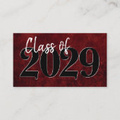 ベルベットグラード | Ruby Redの卒業発表 コーリングカード (正面)