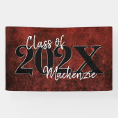 ベルベットグラード | Ruby Red Crimson Jewel グランジ Tone 横断幕 (横)