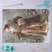 ベルベットサンタ 薄葉紙 (クラフト)