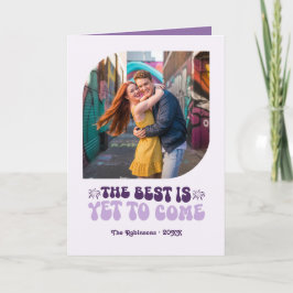 ベルベットバイオレットシャンパンレトロニューイヤーフォト シーズンカード