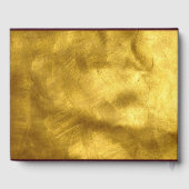 ベルベットパープルバイオレットグレープ金ゴールド結婚フローラズルクス ゲストブック (裏面)