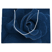 ベルベットブルーバラ ラージペーパーバッグ (正面)