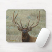 ベルベットヘッドショットのE10ブルエルク マウスパッド (マウス)