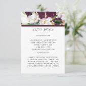 ベルベットマグノリアモダンクラシック結婚ズ詳細 エンクロージャーカード (スタンド正面)