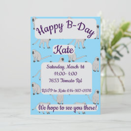 ベルベットモンキーズハッピーバースデー 招待状