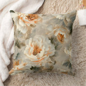 ベルベット秋ウィスパーズボタニカル クッション (ブランケット)