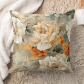 ベルベット秋ウィスパーズボタニカル クッション (ブランケット)