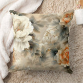 ベルベット秋ウィスパーズボタニカル クッション (ブランケット)