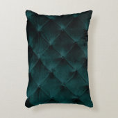 ベルベット緑：マラカイト繊維エレガンス アクセントクッション (正面(垂直))