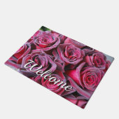 ベルベット美しいウェルカムフォーマット ドアマット (アングル)