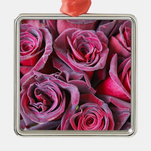 ベルベット美しい メタルオーナメント (正面)