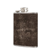 ベルベット青銅ダマスク |ブラウンバロックグランジ フラスク (左)