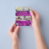 ベルベット・パープルが上場した実在エステートエージェント チラシ (手)