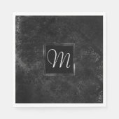 ベルベティオニックスダマスク | ブラックバンピーグランジカスタム スタンダードランチョンナプキン (正面)