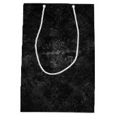 ベルベティオニックスダマスク |ブラックバンピーグランジバロック ミディアムペーパーバッグ (裏面)