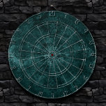 ベルベティティール（緑がかった色）ダマスク |ダークグリーングランジバロック ダーツボード<br><div class="desc">90年代グランジに大人になった！深い豊かな色合いのパレットでエディでドラマチックなゴシックダークベロティのバロックのダマスクインスパイアは、華やかなヴィンテージ粉砕ビロードのテクスチャを作成する。贅沢で洗練された「ムーディジュエリートーン」コレクションから、このノベルティモダンはミッドコンテンポラリーミディアムフェミニン（未だに）抽象芸術効果を加えてユニセックス、ダスクでミュートされた控えめな色にポップ・アートの完璧な効果を与える。#jeweltones商品や色のコーディネートについては、JustFharrynストア@ Zazzle.com #zazzlemade</div>