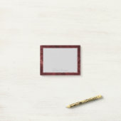 ベルベティヘンナダマスク | クリムゾンレッドグランジバロック ポストイット (デスク上)