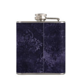 ベルベティミッドナイトダマスク |インディゴパープルグランジ フラスク (裏面)