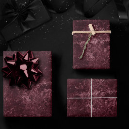 ベルベティワインダマスク |ボルドー・サングリアグランジ・グラム ラッピングペーパーシート