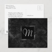 ベルベティーオニックスダマスク | ブラックヴァンピーグランジカスタム ポストカード (正面/裏面)