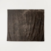 ベルベティーブロンズダマスク | グランジ写真の背景 タペストリー (正面(横))