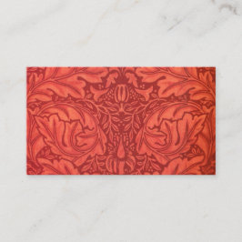 ベルベティーンのデザインのためのウィリアム・モリスのAcanthus 名刺