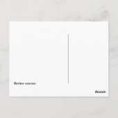 ベルベルの女性 ポストカード (裏面)