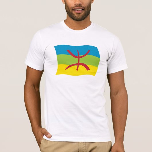 ベルベル人フラグシャツ Tシャツ (正面)