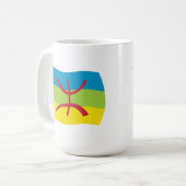 ベルベル人旗マグカップ コーヒーマグカップ (正面左)