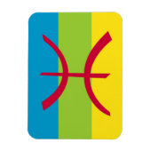 ベルベル民族国旗 マグネット (縦)
