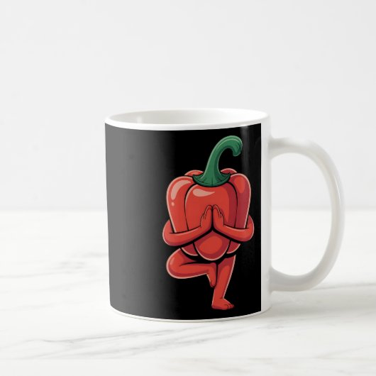 ベルペッパーヨガ コーヒーマグカップ (右)