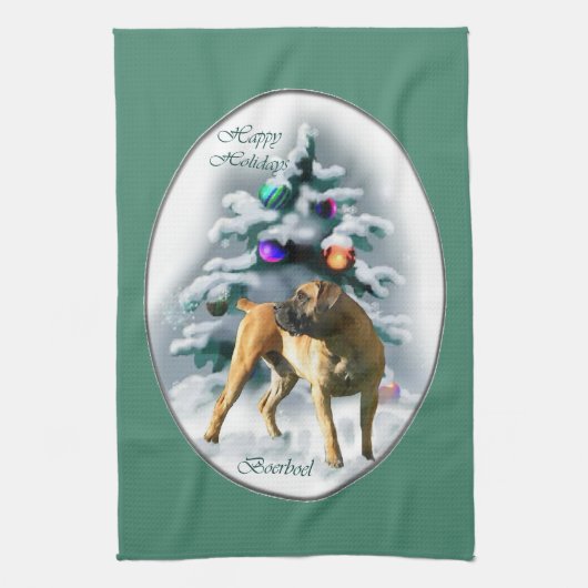 ベルボエルクリスマス キッチンタオル (縦)