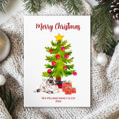 ベルマンキャットファミリークリスマス シーズンカード